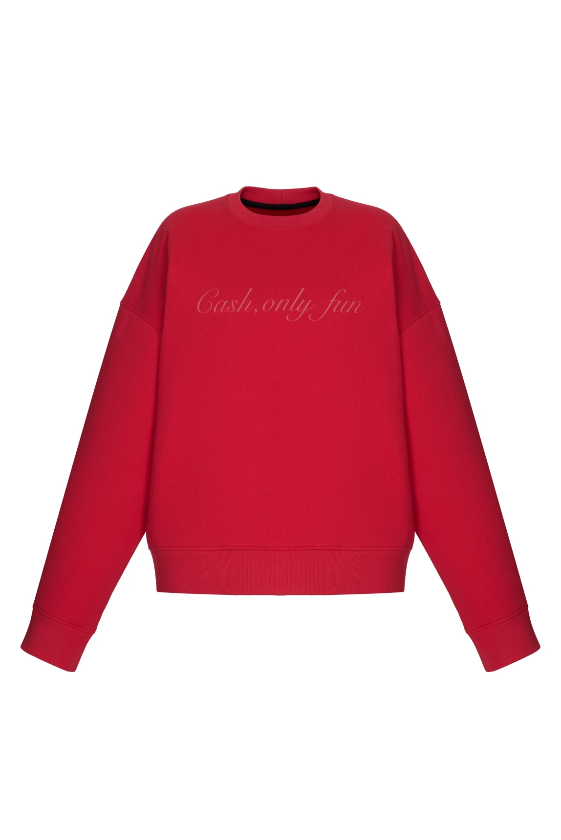 Sweatshirt ANY Red Cash,onlyfun