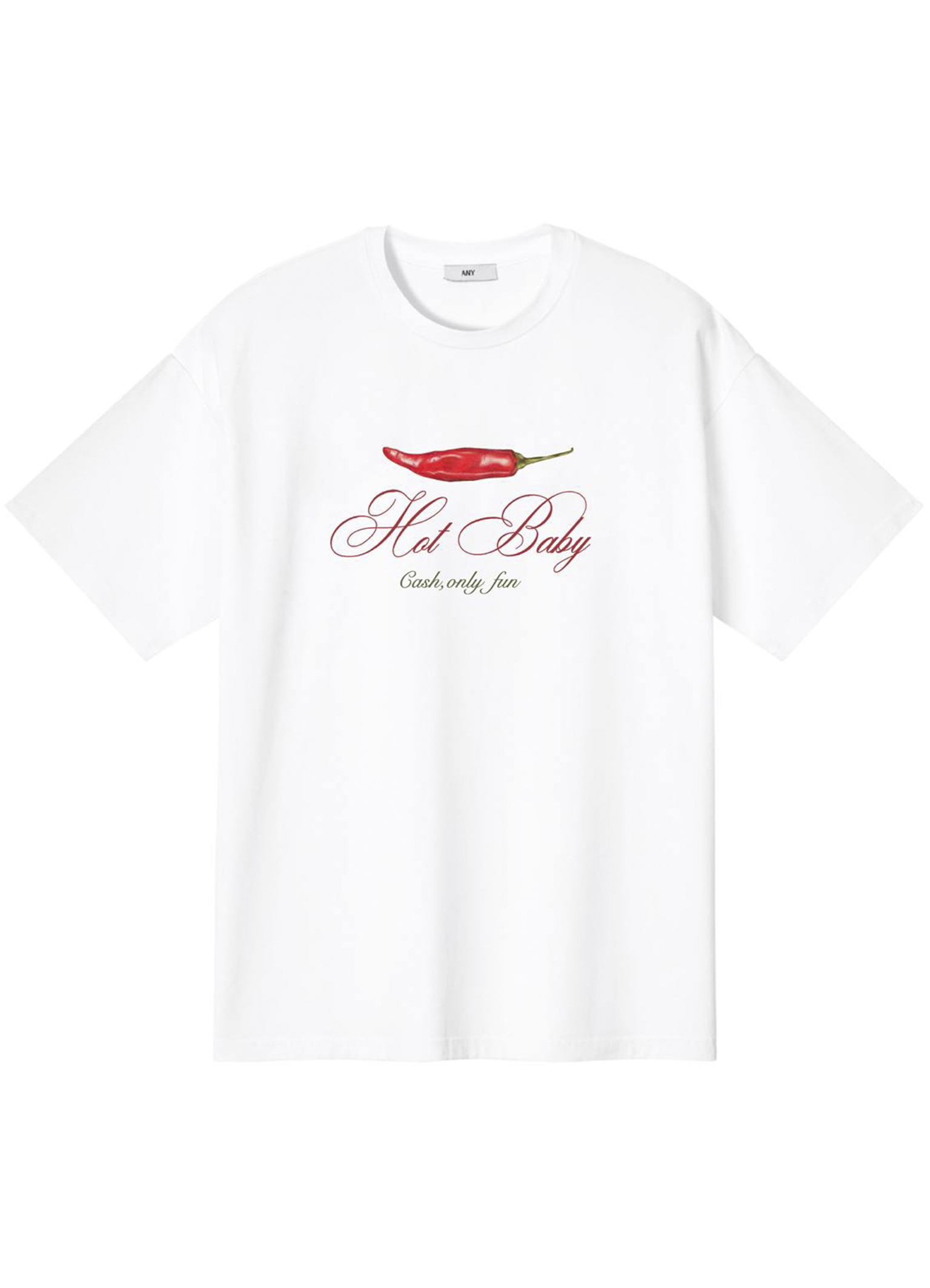 T-shirt ANY Hot Baby White