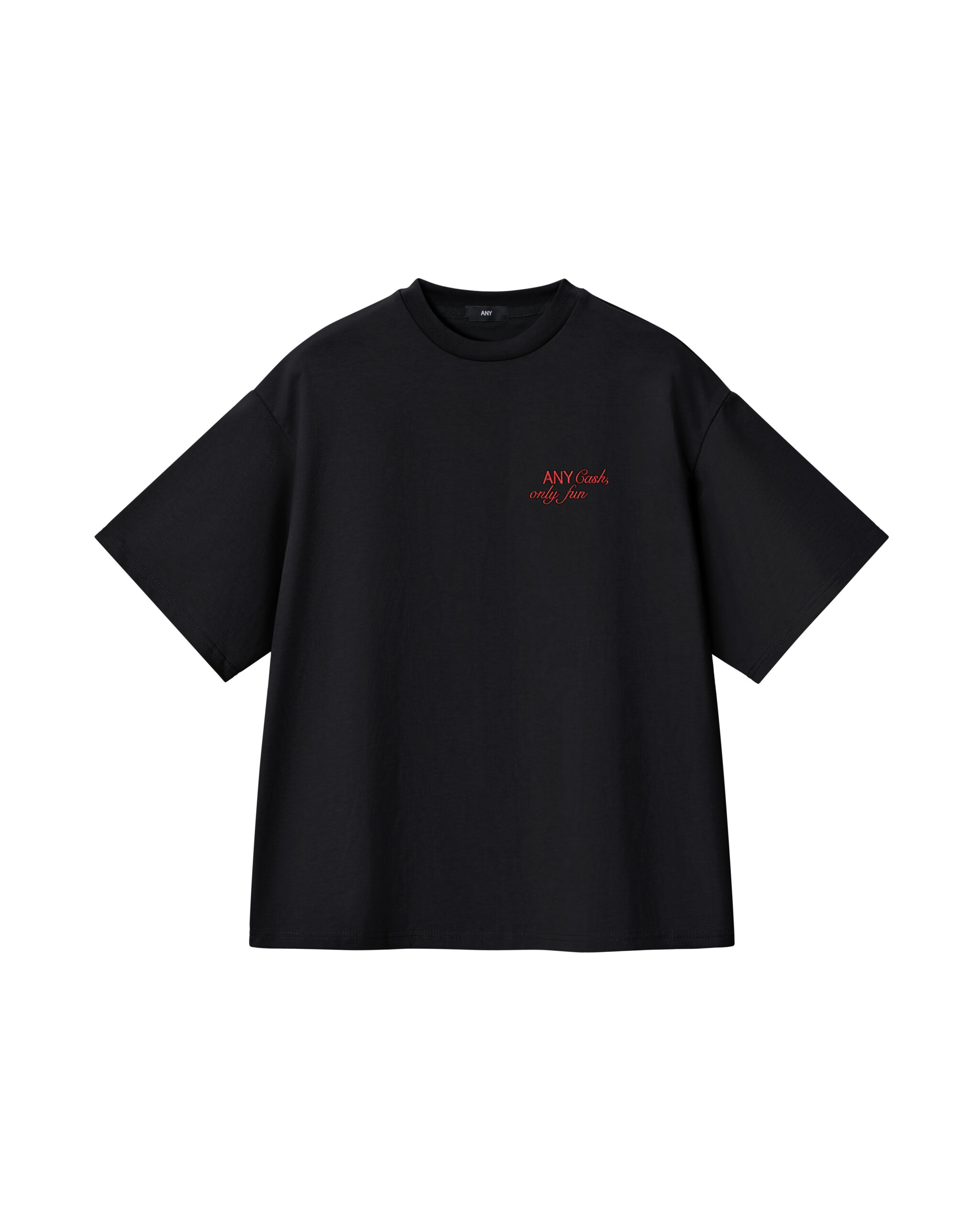 T-shirt black ANY Cash, only fun Black