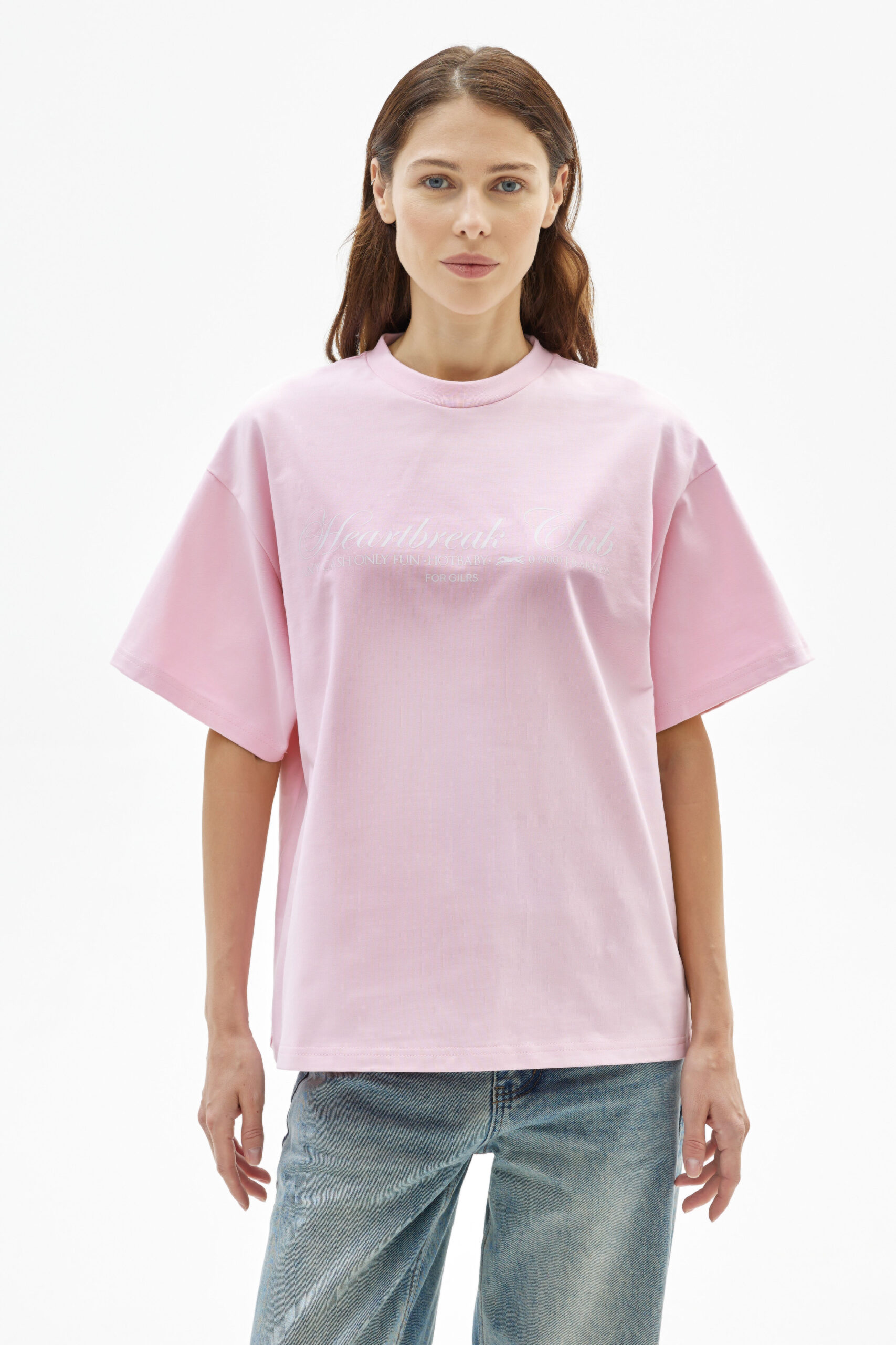 Футболка ANY Heartbreak Club Pink